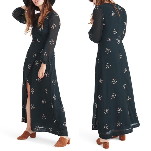 madewell nightflower maxi dress